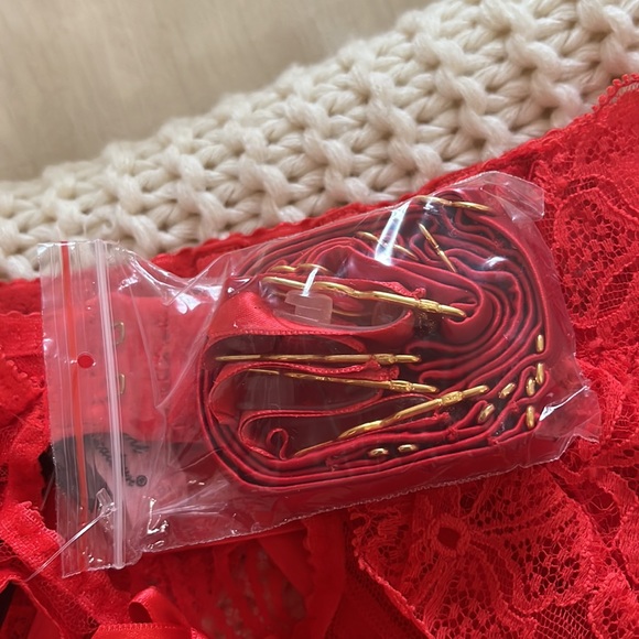 NWT Agent Provocateur Rozlyn Suspender Thong 2 - Picture 7 of 9